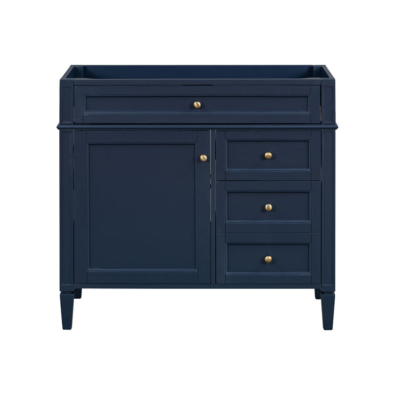 Bathroom Vanity With 2 Drawers And Tip-Out Drawer, Storage Cabinet