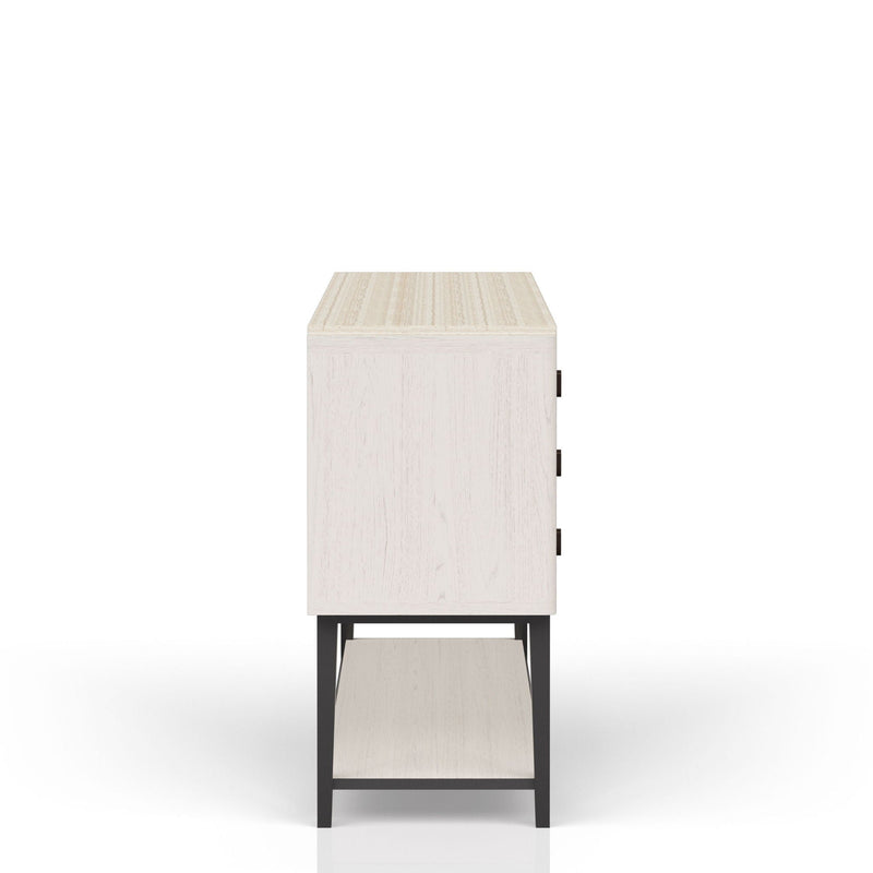 Server With Base - White