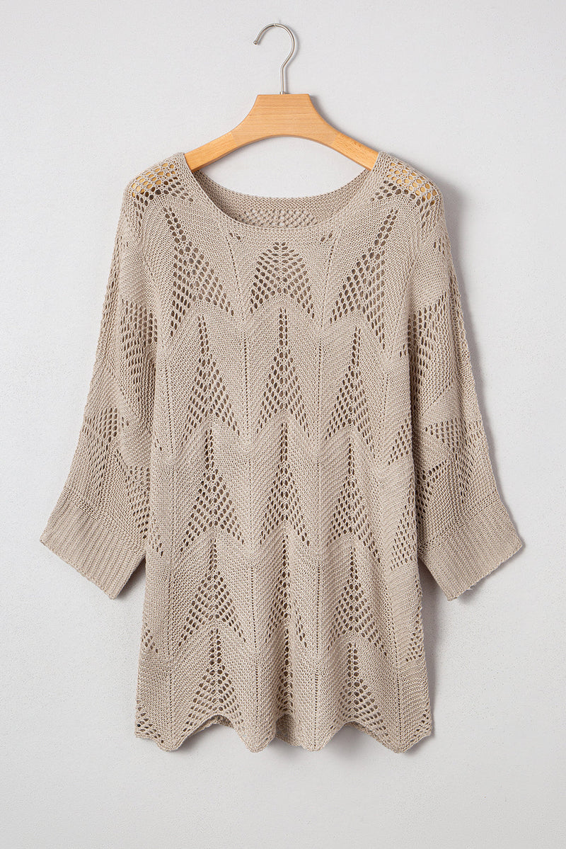 Ava 8 Sleeve Casual Sweater