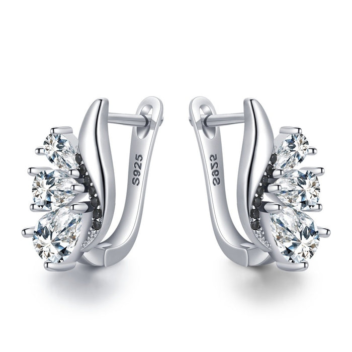 Classic Wings Shape Women's Drop-shaped Zircon