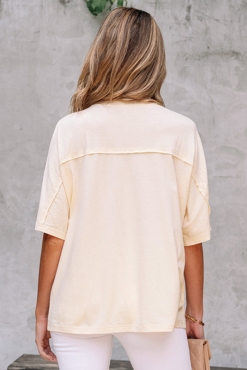 Hannah Flower Patched Loose Top