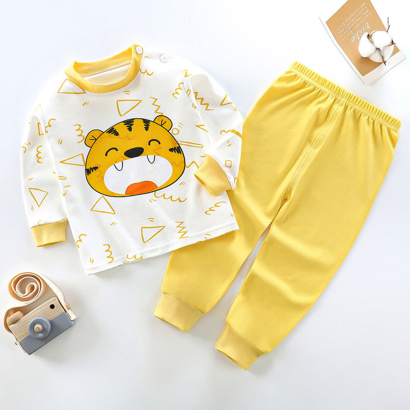 Autumn And Winter Underwear Suit Cotton New Men And Women