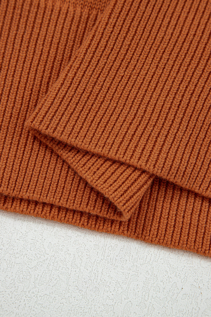 Abigail Trim Drop Shoulder Sweater