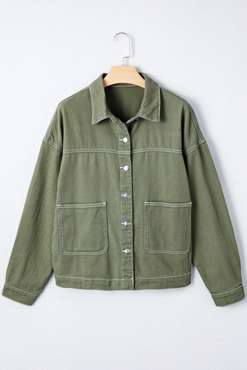 Isabella Collared Front Boyfriend Jacket