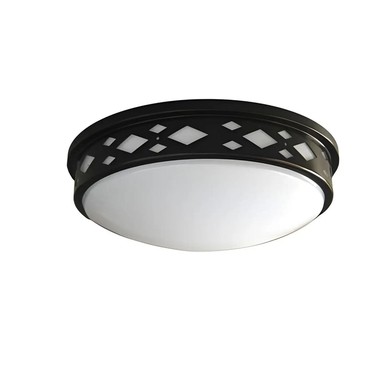 10" 15W LED Diamond Lattice Flush Mount Ceiling Light | 3000K