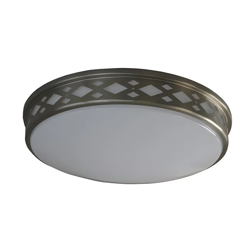 10" 15W LED Diamond Lattice Flush Mount Ceiling Lights | 4000K