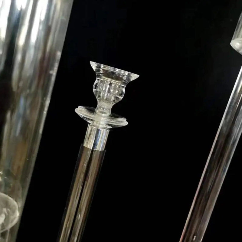 10-Arm Neat Acrylic 50" Tall Wedding Candelabra Centerpiece
