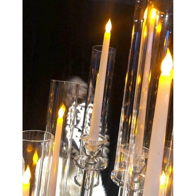 10-Arm Wedding Candelabra Table Centerpieces 4-Pack