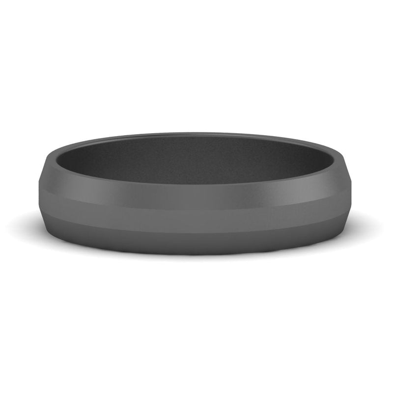 Wedding Band Beveled Edge Matte