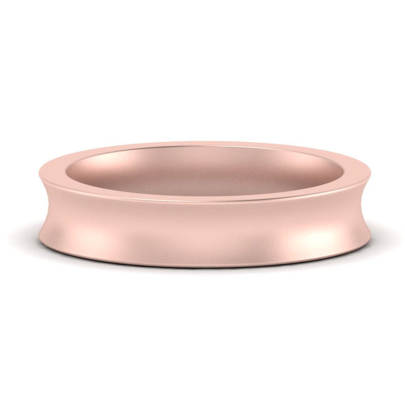 Comfort Fit Concave Mens Band