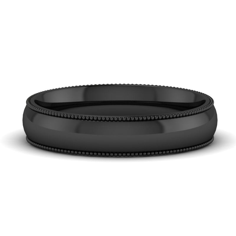Comfort Fit Wedding Band Milgrain Edge