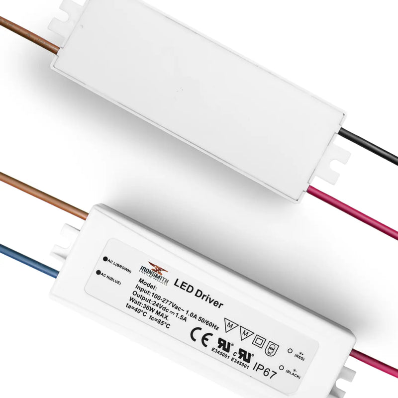 100-240V AC - 24V DC | 36W LED Constant Current Driver