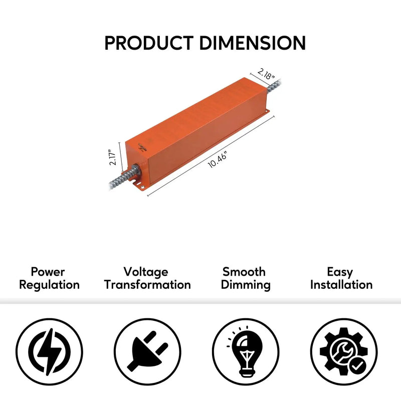 100-277V AC - 12-48V DC | 12W LED Emergency Driver