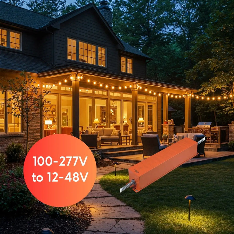 100-277V AC - 12-48V DC | 12W LED Emergency Driver