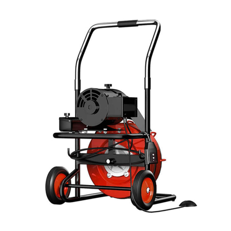 [100FTX3/8"] Electric Sewer Drain Cleaner Snake Clog Machine W/ Cutter (SAK53785)