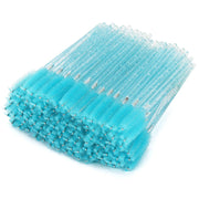 300 Disposable Spoolies Mascara Eyelash Wands Brush Applicator for Eyelash Extension Eyebrow and Makeup Pink