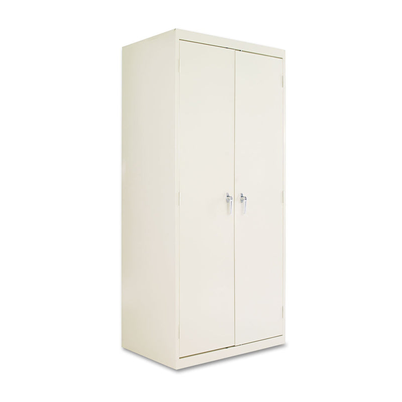 Alera Assembled 78" High Heavy-Duty Welded Storage Cabinet, Four Adjustable Shelves, 36w x 24d, Putty