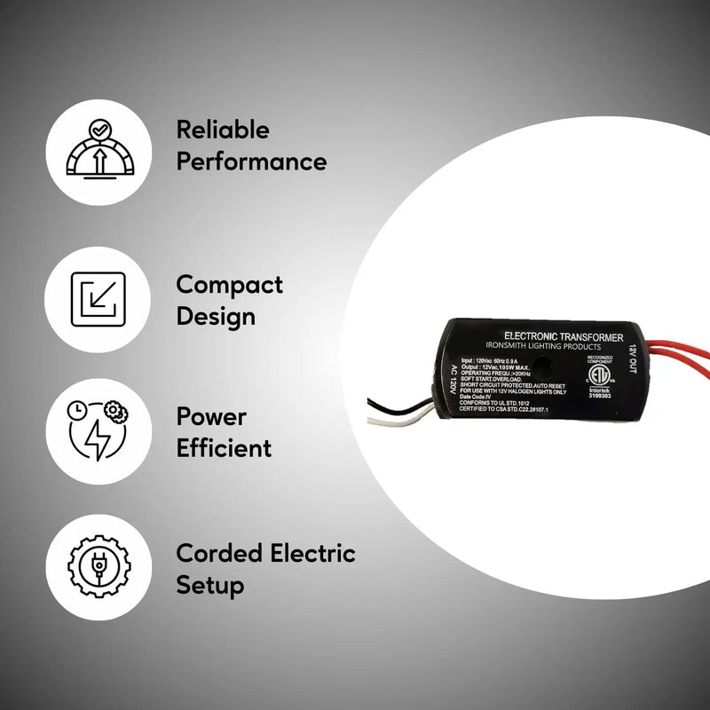 105W Halogen Electronic Potted Mini Transformer