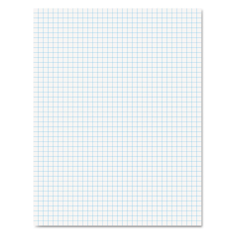 Ampad Quadrille Pads, Quadrille Rule (4 sq/in), 50 White (Heavyweight 20 lb Bond) 8.5 x 11 Sheets