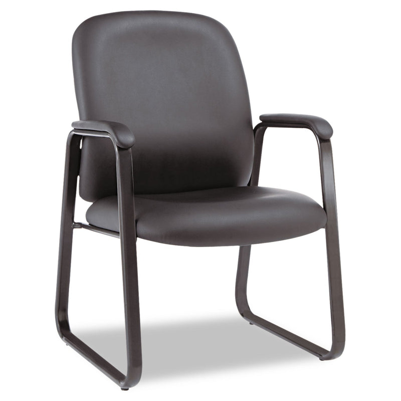 Alera Genaro Series High-Back Guest Chair, 24.60" x 24.80" x 36.61", Black