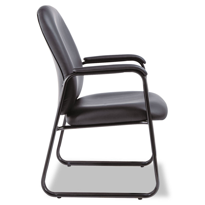 Alera Genaro Series High-Back Guest Chair, 24.60" x 24.80" x 36.61", Black