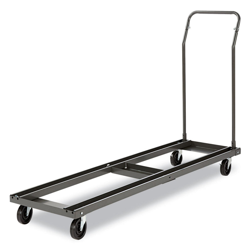 Alera Chair/Table Cart, Metal, 600 lb Capacity, 20.86" x 50.78" to 72.04" x 43.3", Black