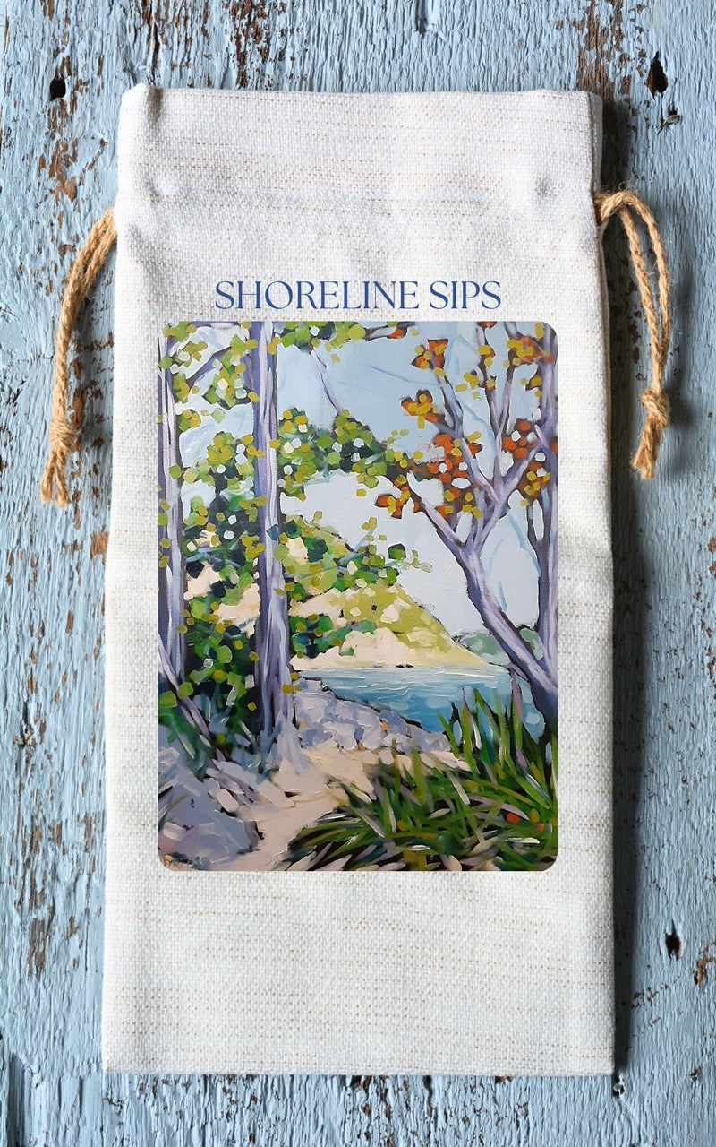 Wine Tote: Shoreline Sips - Beach