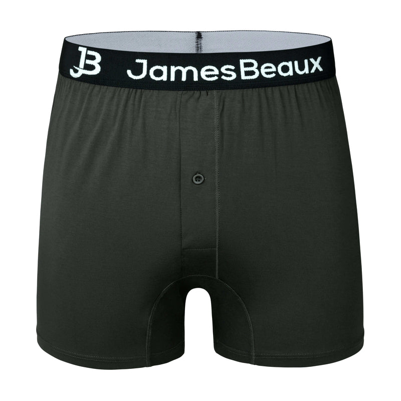 Men's Bamboo Anti-Chafing & Breathable Boxer Shorts (3-Pack) | Black