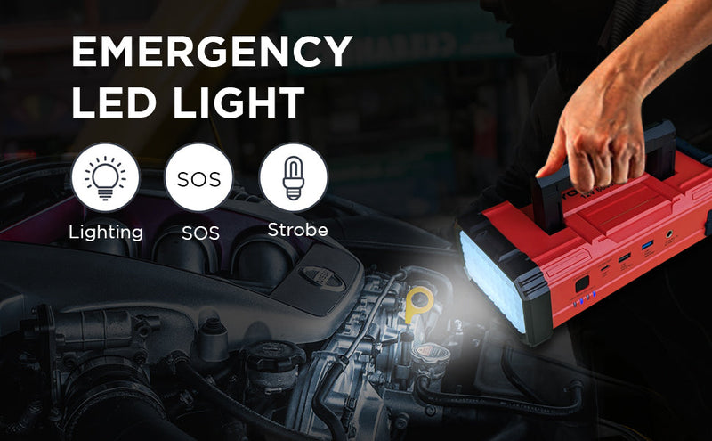 YOUCANIC Pro 6000A Jump Starter - Powerful Car Battery Booster, Power Bank, & Smart Safety Features