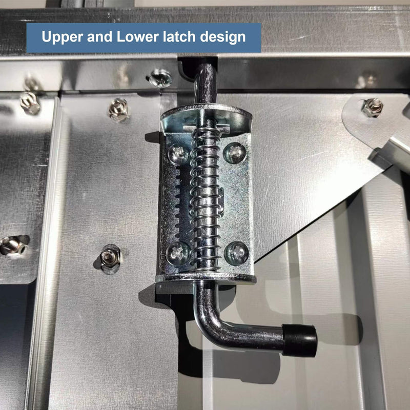 [10X20FT] Alora Heavy-Duty Multipurpose Outdoor All-Weather Utility Garage Storage Shed With Air Vents (SAK74834)