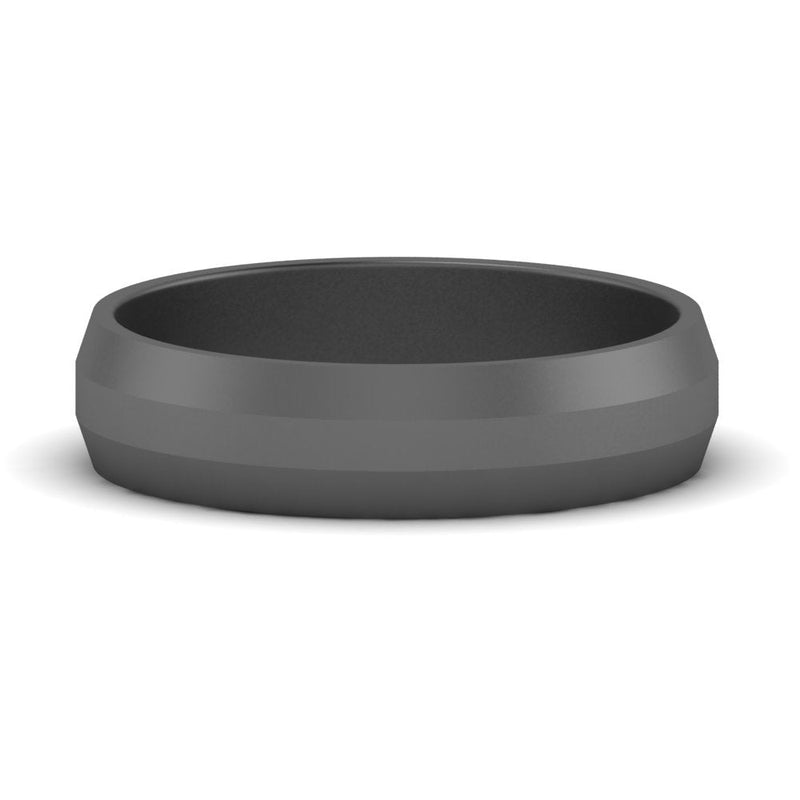 Wedding Band Beveled Edge Matte