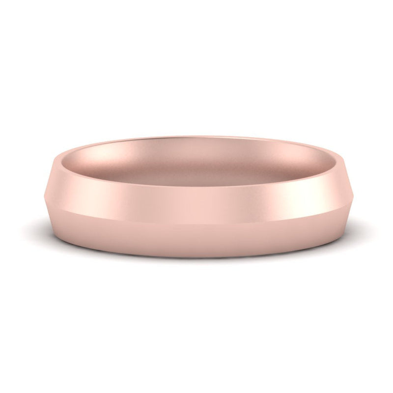 4 mm Comfort Fit Knife Edge Mens Band