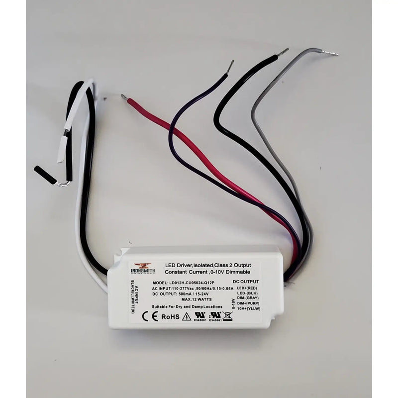 110-277V AC - 15V to 24V DC | 12W LED Driver Dimmer