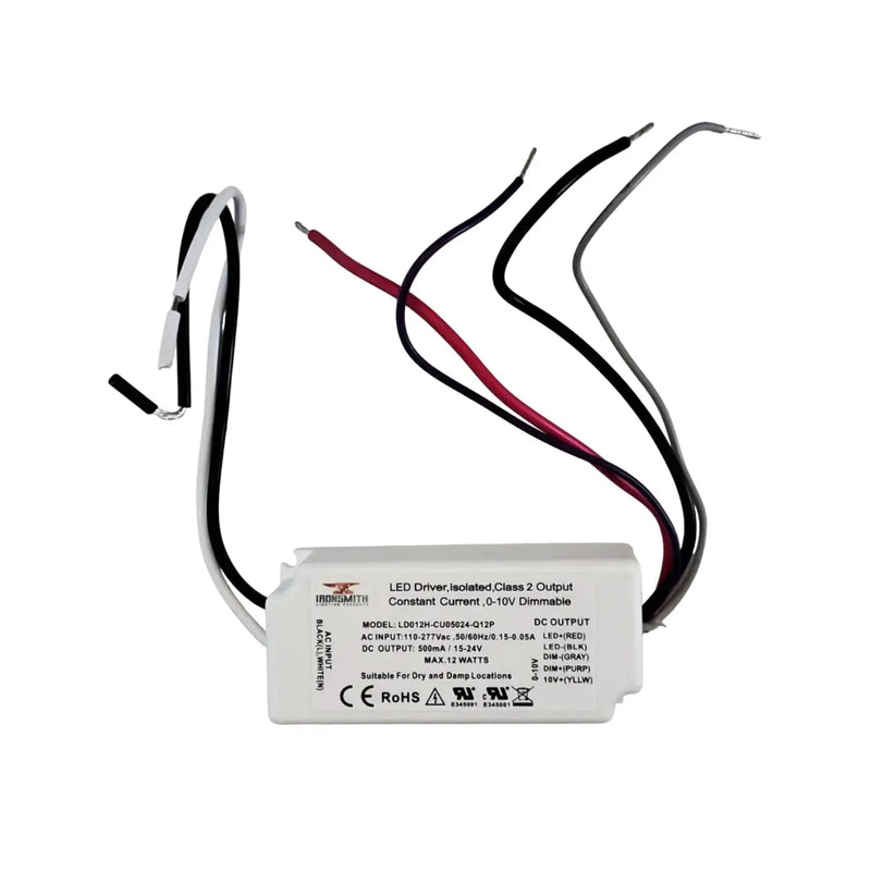 110-277V AC - 15V to 24V DC | 12W LED Driver Dimmer