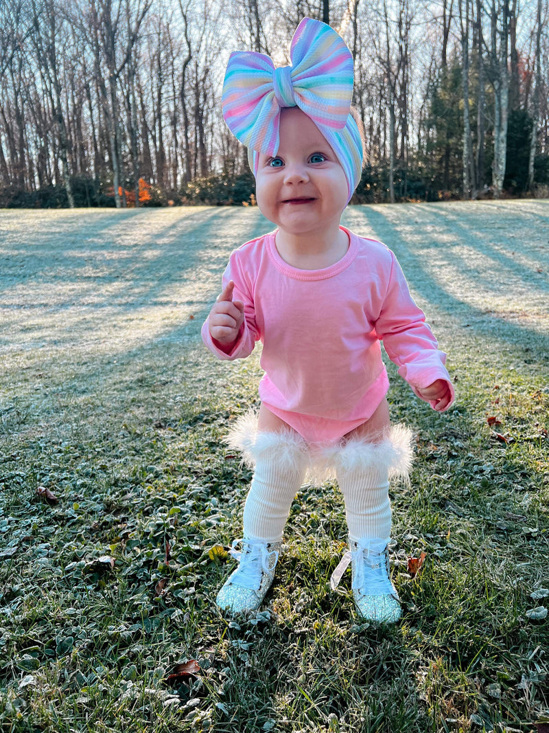 Pink long sleeve leo