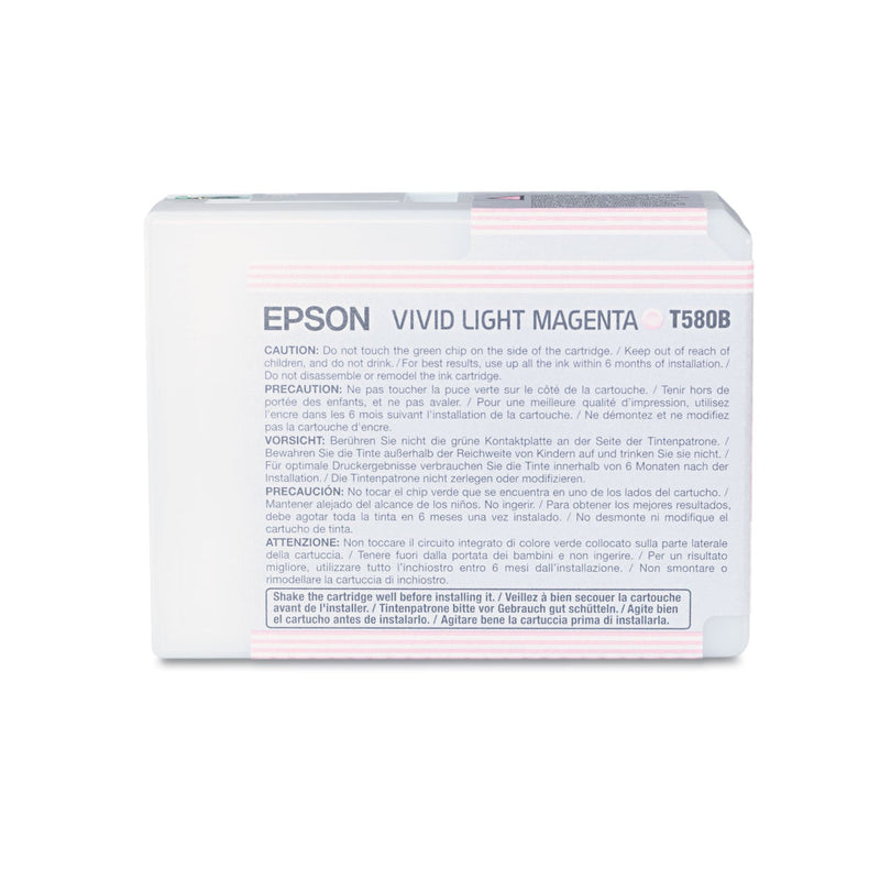 Epson T580B00 UltraChrome K3 Ink, Vivid Light Magenta