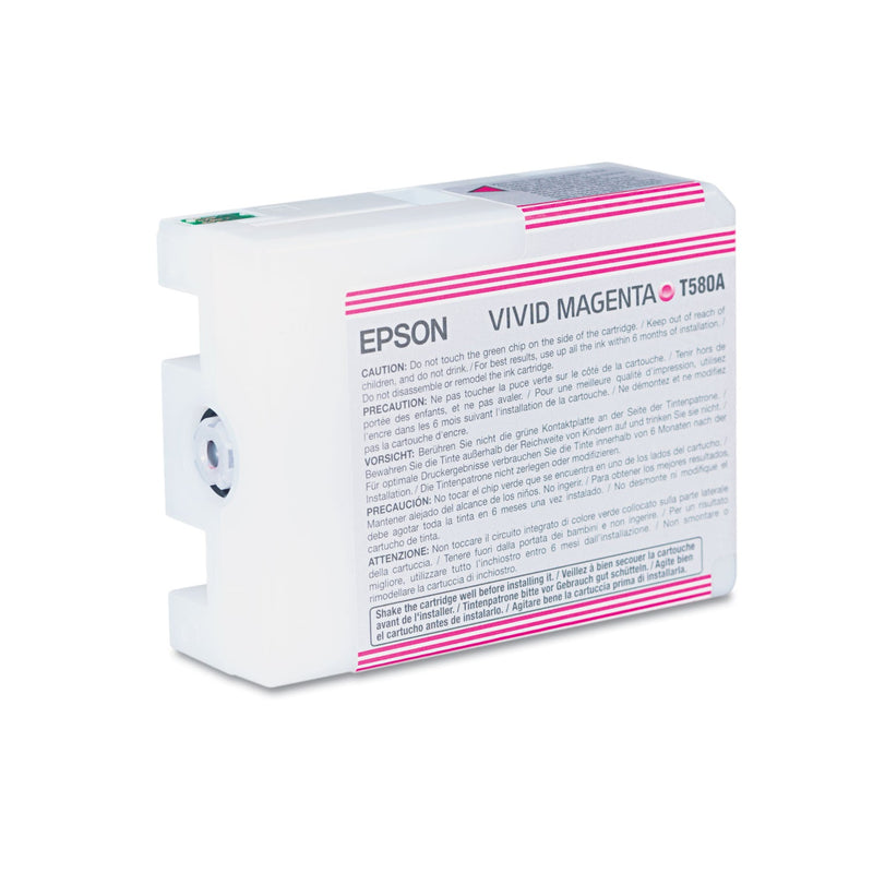 Epson T580A00 UltraChrome K3 Ink, Vivid Magenta