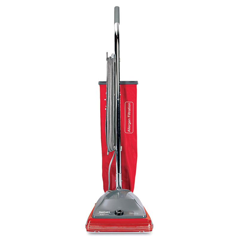 Sanitaire TRADITION Upright Vacuum SC688A, 12" Cleaning Path, Gray/Red