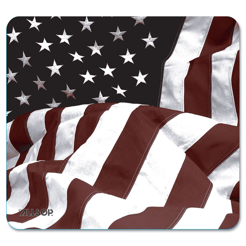 Allsop Naturesmart Mouse Pad, 8.5 x 8, American Flag Design