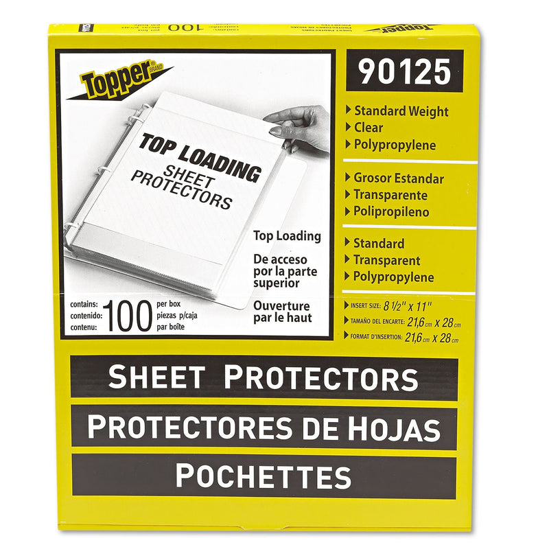 C-Line Top-Load Polypropylene Sheet Protectors, Standard, Letter, Clear, 2", 100/Box