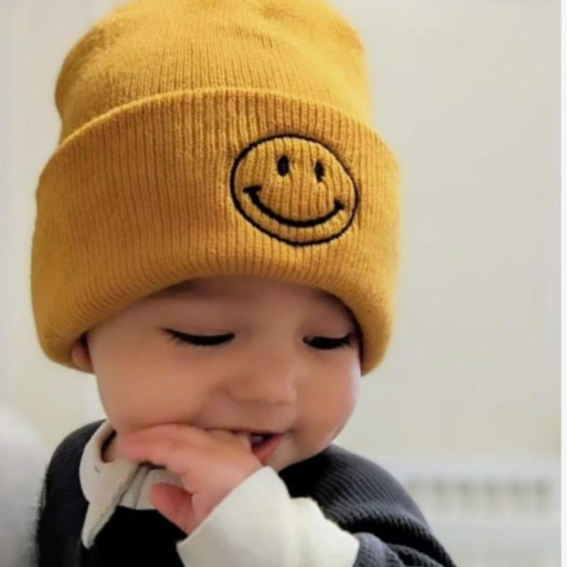 Smiley Face - Child Beanie