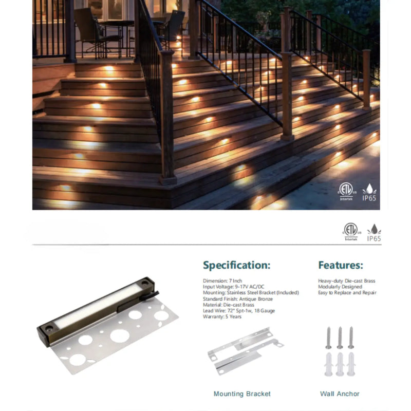 12" Brass Hardscape Paver RGB CCT Tunable LED Fixture for Outdoor Lights Landscape