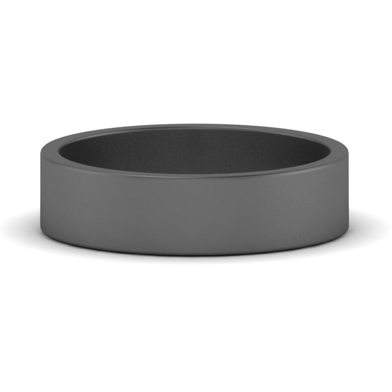 5 mm Flat Gold Wedding Band