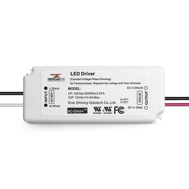 120V AC - 27V to 42V DC | 21W Flicker Free LED Driver and Dimmer