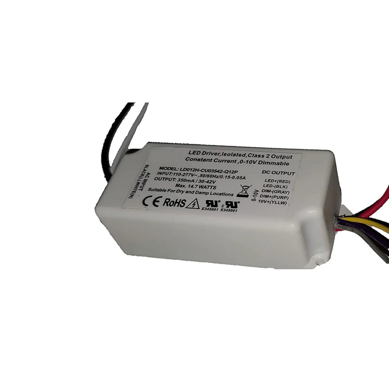120V AC - 27V to 42V DC | 11.8W Constant Current LED Driver and Triac Dimmer