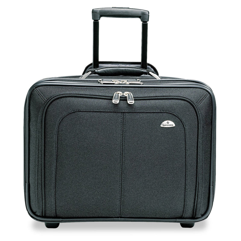 Samsonite Mobile Office Rolling Notebook Case, Fits Devices Up to 15.6", Ballistic Nylon, 17.5 x 9 x 14, Black