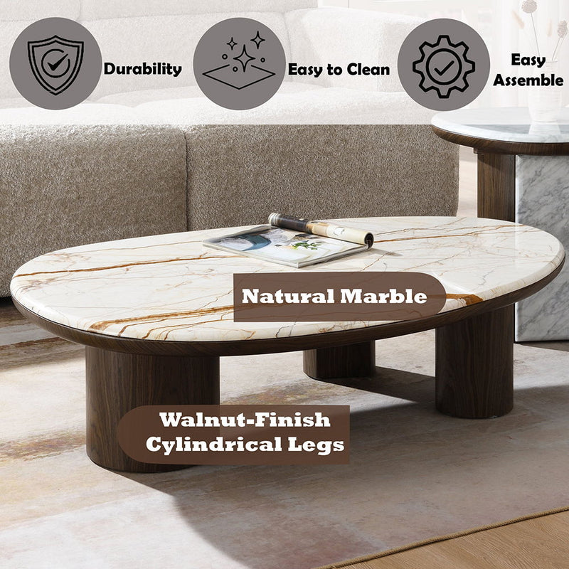 Haidar - Table With Marble Top