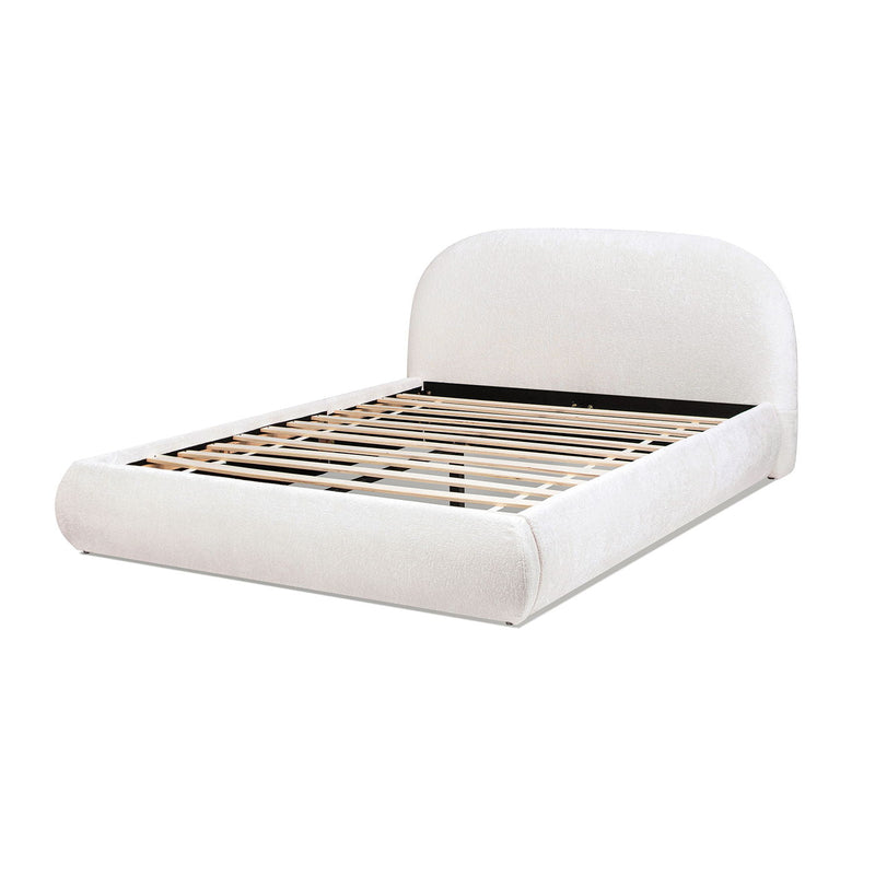 Archie Puffy Grounded - Upholstered Platform Bed