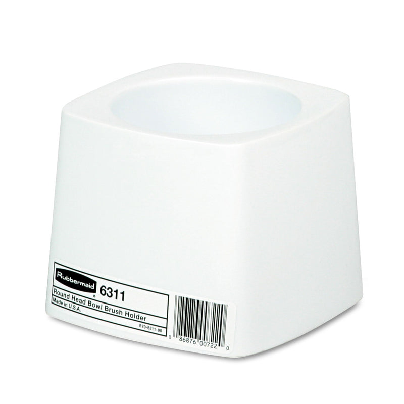 Rubbermaid Commercial-Grade Toilet Bowl Brush Holder, White