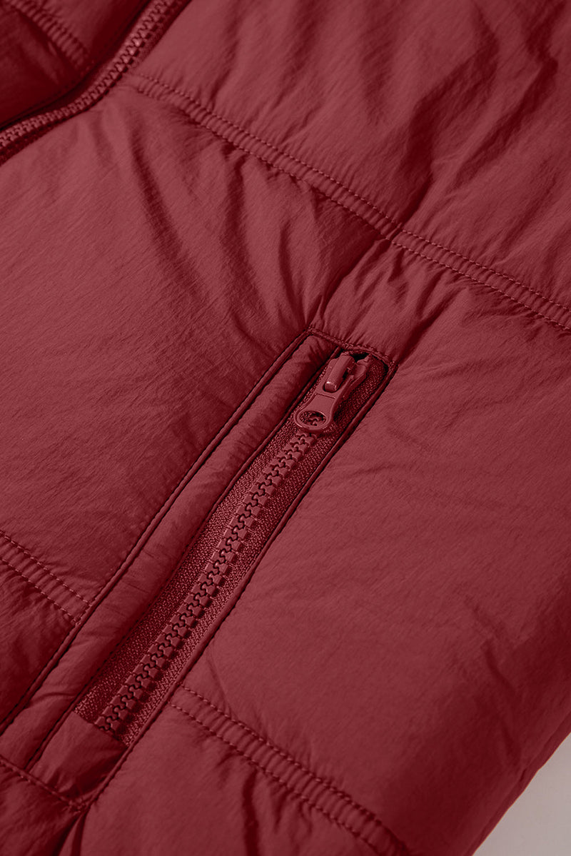 Clare Side Hooded Puffer Vest